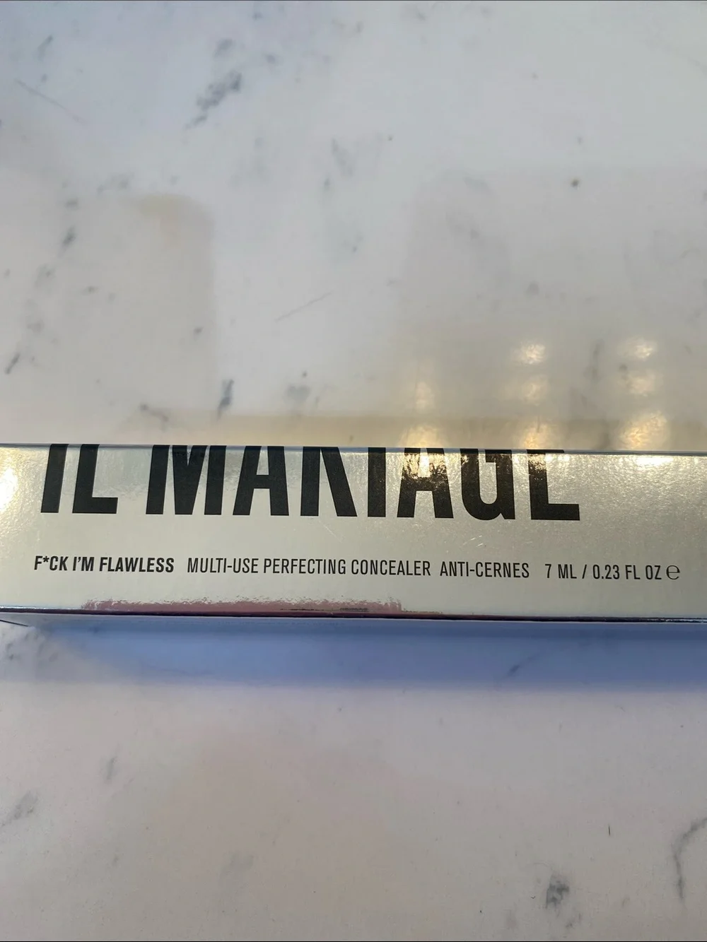 IL MAKIAGE F*CK I'M FLAWLESS Multi-Use Perfecting Concealer - Silver Packaging